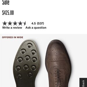 Strandmok Cap-toe Oxford with Dainite Rubber Sole